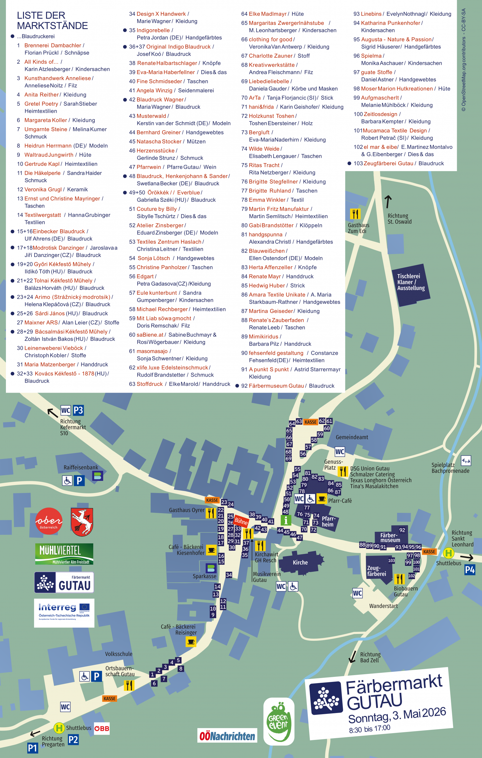 Ausstellerinnen Färbermarkt 2026